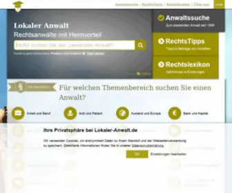 Lokaler-Anwalt.de(Die lokale Anwaltssuche Deutschlands) Screenshot