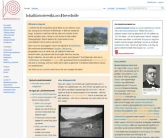 Lokalhistoriewiki.no(Lokalhistoriewiki) Screenshot