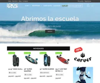 Lokalsurfbakio.com(Escuelas de Surf en Bakio) Screenshot