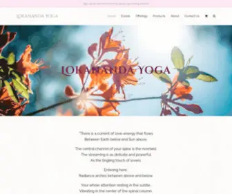 Lokanandayoga.com(A Journey into Consciousness) Screenshot