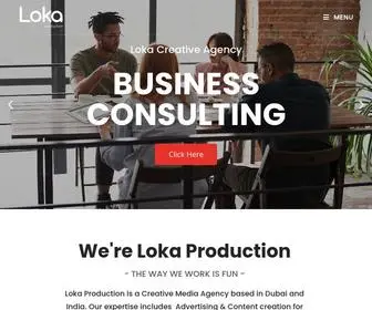 Lokaproduction.com(Best Advertising agency in Dubai) Screenshot