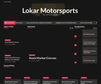 Lokarmotorsports.com(Lokarmotorsports) Screenshot