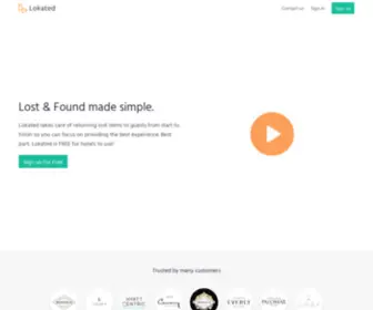 Lokated.com(Lost & Found made simple) Screenshot