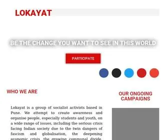 Lokayat.org.in(A forum for a new world) Screenshot