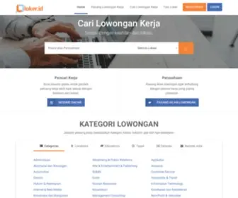 Loker.id(Situs Lowongan Kerja Indonesia) Screenshot