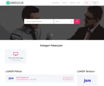 Loker123.id(Home 3) Screenshot