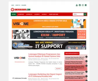 Lokersoloraya.com(Portal Info Lowongan Kerja di Solo Raya Terbaru) Screenshot