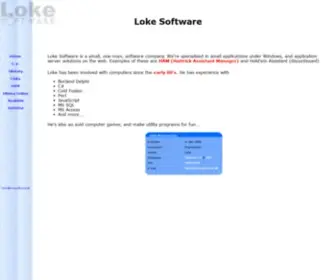 Lokesoftware.dk(Loke Software) Screenshot