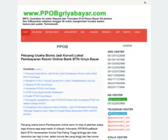 Loketppobbukopin.com(PPOB Griya Bayar) Screenshot