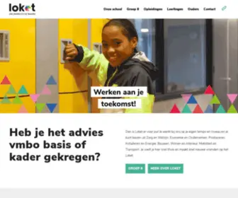 LoketzwijNdrecht.nl(Werken aan je toekomst) Screenshot