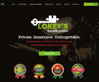 Lokeysescaperooms.com(Escape Rooms located in Lakewood Ranch) Screenshot