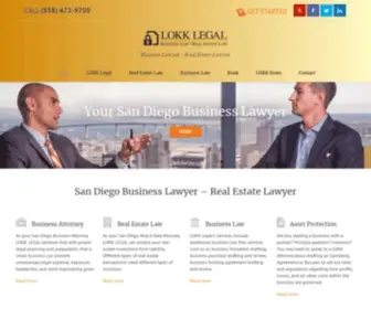 Lokklegal.com(LOKK Legal) Screenshot