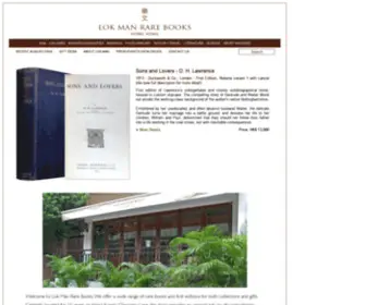 Lokmanbooks.com(Lok Man Rare Books) Screenshot