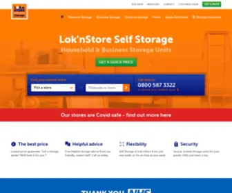 Loknstore.co.uk(Self storage by Lok'nStore) Screenshot