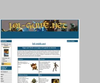 Lol-Guide.net(League of Legends Guide Tipps und Tricks) Screenshot