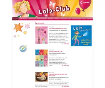 Lola-Club.de(Loewe Verlag) Screenshot