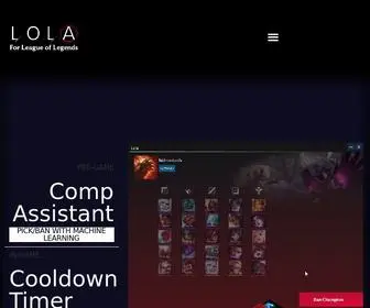 Lola.gg(AI Assistant for League of Legends) Screenshot
