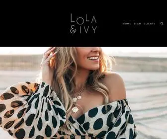 Lolaandivy.com(Lola & Ivy) Screenshot