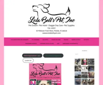 Lolabellspet.com(Lola Bells Pet) Screenshot