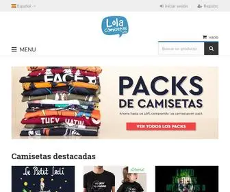 Lolacamisetas.com(Camisetas divertidas) Screenshot