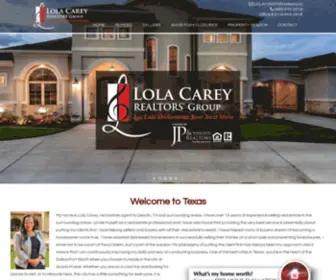 Lolacarey.com(Lola Carey Sells TX) Screenshot