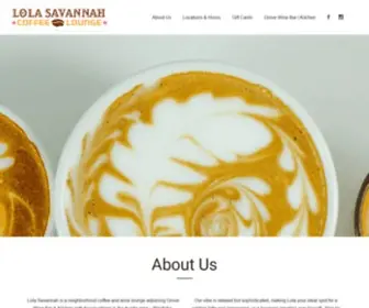Lolacoffee.com(Lola Savannah Coffee) Screenshot