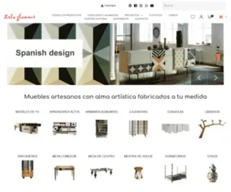 Lolaglamour.com(Fábrica y tienda de muebles artesanos en Almazán) Screenshot