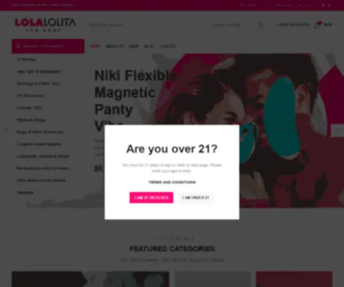 Lolalolitasexshop.com(Lolalolitasexshop) Screenshot