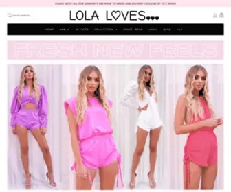 Lolalovesboutique.com(Lola Loves) Screenshot