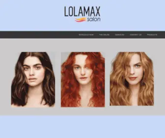 Lolamax.com(The Best Salon in Minneapolis) Screenshot