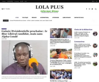 Lolaplus.org(Home) Screenshot