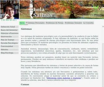 Lolasalinas-Psicologa.com(Problema Psicol骻ico) Screenshot