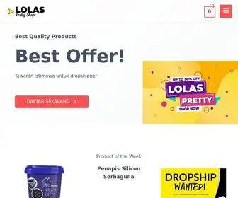 Lolaspretty.com(Lolas Pretty Shop) Screenshot