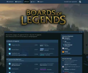 Lolboards.de(Deutsches League of Legends Forum) Screenshot