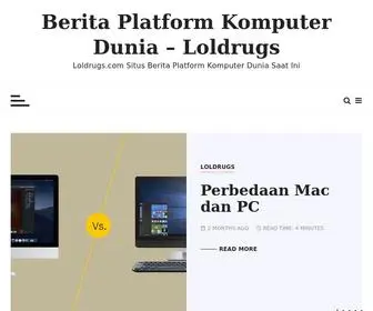 Loldrugs.com(Berita Platform Komputer Dunia) Screenshot