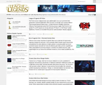 Lolhileleri.com(League of Legends Hileleri) Screenshot