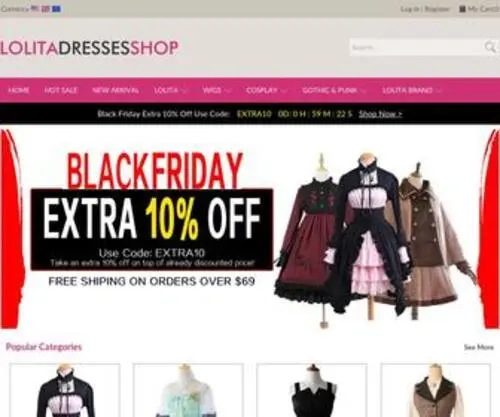 Lolitadressesshop.com(Lolitadressesshop) Screenshot