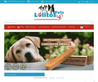 Lolitospets.com(Tienda online de comida y accesorios para perros y gatos) Screenshot