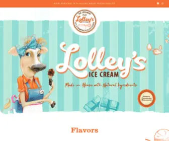 Lolleys.com(Lolley's Ice Cream) Screenshot