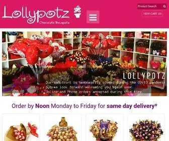 Lollypotz.com.au(Lollypotz Chocolate Bouquets) Screenshot