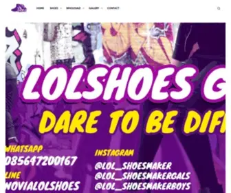 Lolshoes.com(Handmade Shoes) Screenshot