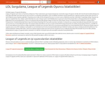 Lolsorgulama.com(şampiyonlar) Screenshot
