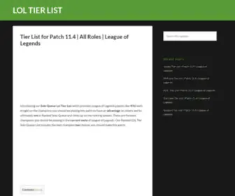 Loltierlist.co(Loltierlist) Screenshot