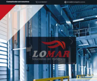 Lomarlogistics.com.mx(Soluciones en transporte) Screenshot