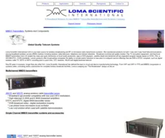 Lomasci.com(Loma Scientific) Screenshot