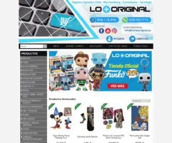 Lomasoriginal.es(Tienda de Regalos Originales y Merchandising online) Screenshot