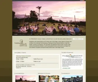 Lomassantafecc.com(San Diego Golf Clubs) Screenshot