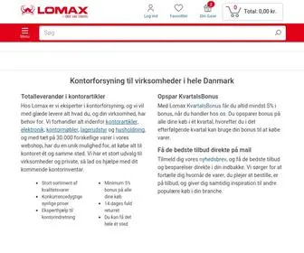 Lomax.dk(Lomax A/S) Screenshot
