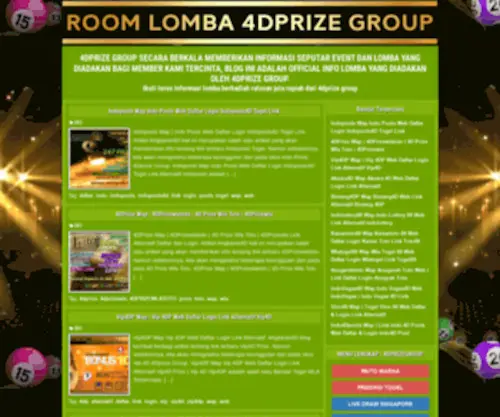 Lomba4Dprize.com Screenshot