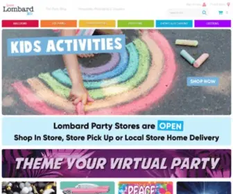 Lombard.com.au(Party Supplies) Screenshot